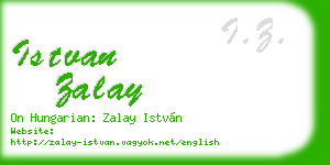 istvan zalay business card